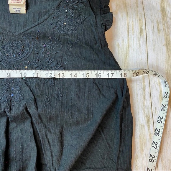 Faded Glory Black Embellished TShirt - Picture 14 of 16